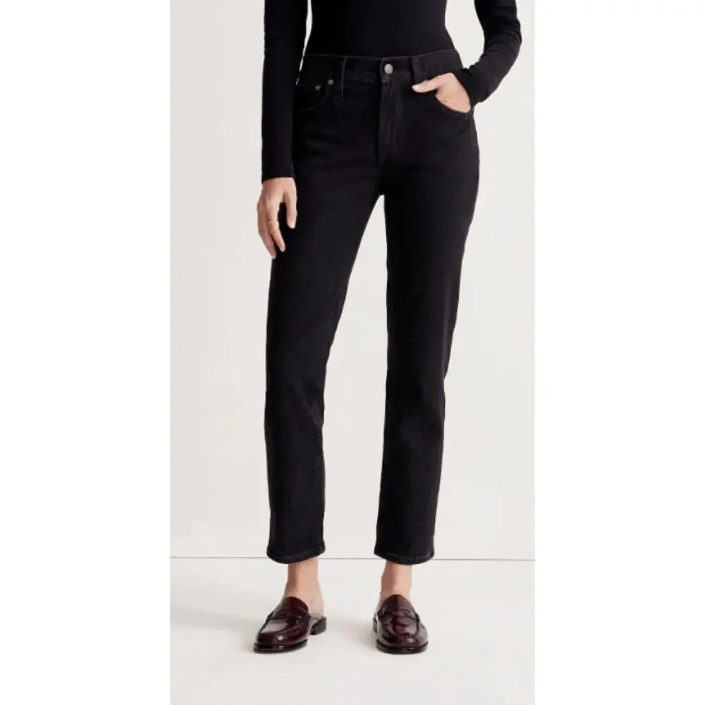 Madewell Mid-Rise Perfect Vintage Jeans Size 25 in Clean Black Wash